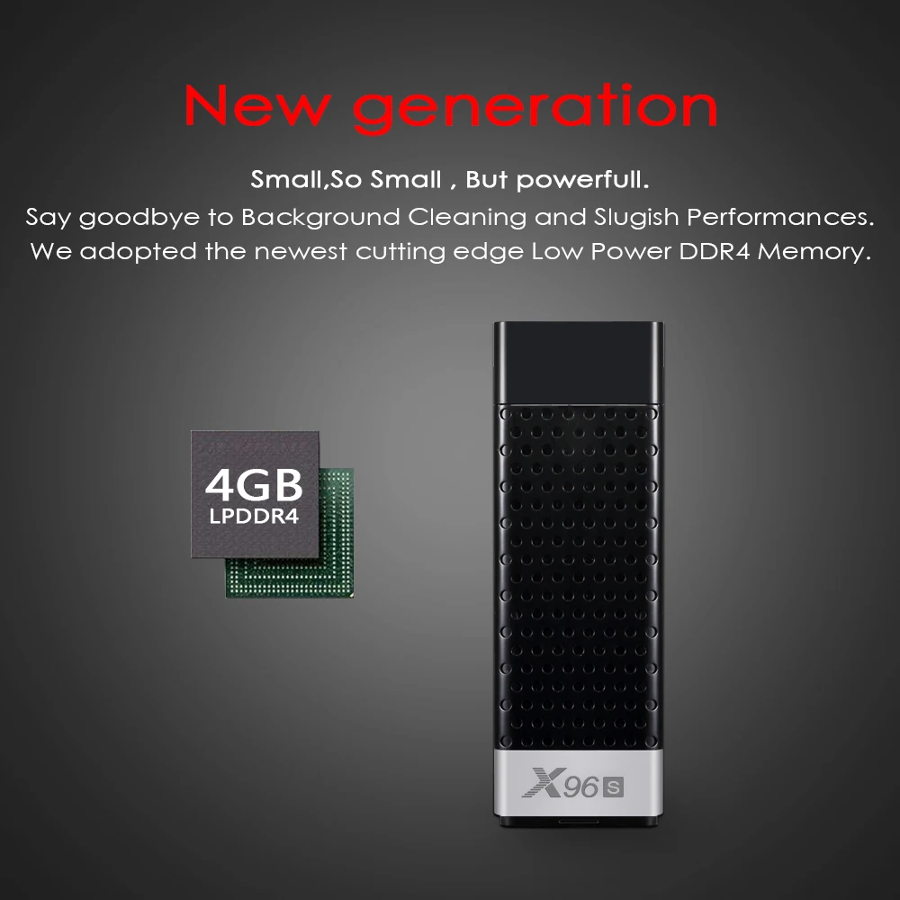 Smart TV Dongle Stick Box 4K HD 5GHZ WIFI X96S 2GB+16GB S905X2 Android 8.1 4K HD 5GHZ WIFI Set Top Box For Home Office School
Smart TV Dongle Stick Box 4K HD 5GHZ WIFI X96S 2GB+16GB S905X2 Android 8.1 4K HD 5GHZ WIFI Set Top Box For Home Office School