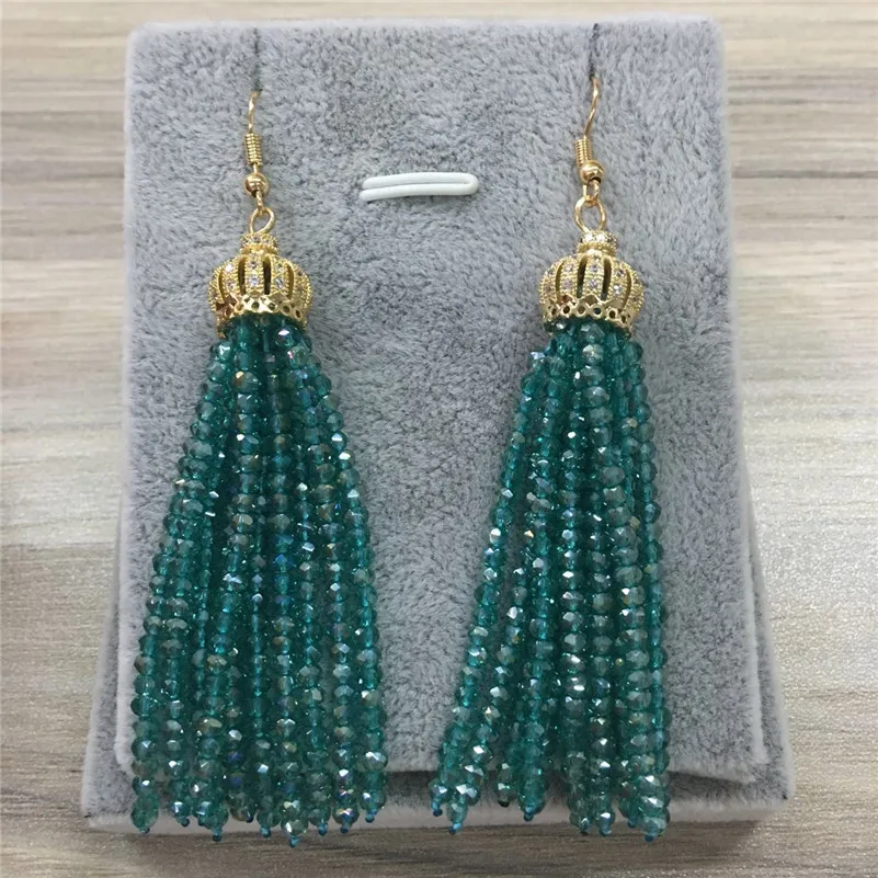Elegant Long Tassel Earrings for Party Top Quality Cubic Zirconia Crystal Vintage Tassel Statement Earrings
Elegant Long Tassel Earrings for Party Top Quality Cubic Zirconia Crystal Vintage Tassel Statement Earrings
