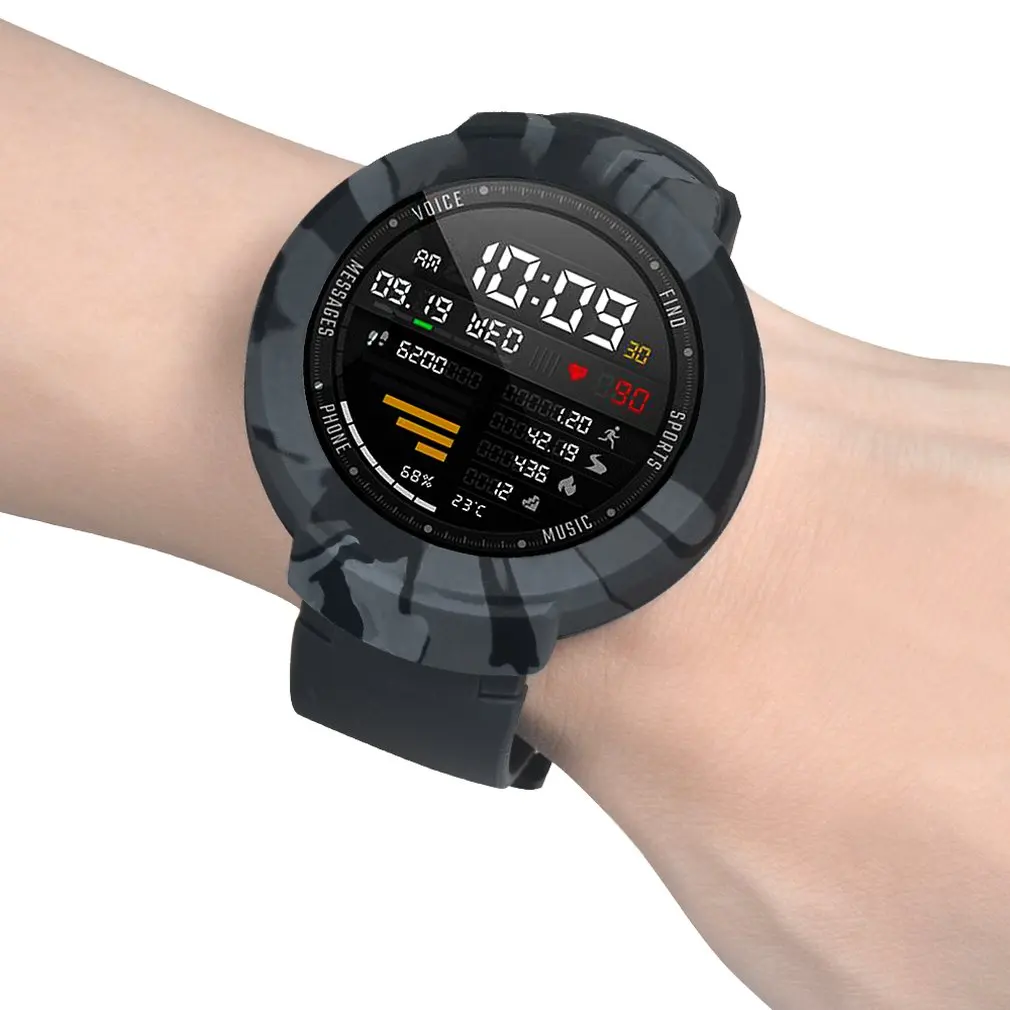 Защитная силиконовая рамка для Xiaomi Huami Amazfit Verge Watch мягкий силиконовый защитный