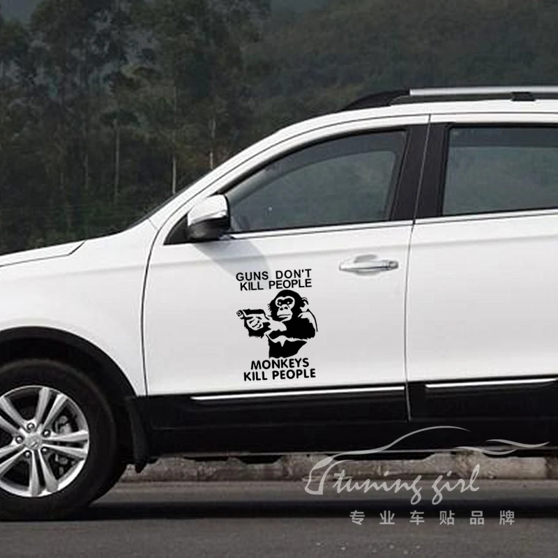 Car Stickers Monkeys Kill People Funny Creative Decals For Doors Auto Tuning Styling Waterproof Vinyls 33cm 50cm D22
Car Stickers Monkeys Kill People Funny Creative Decals For Doors Auto Tuning Styling Waterproof Vinyls 33cm 50cm D22