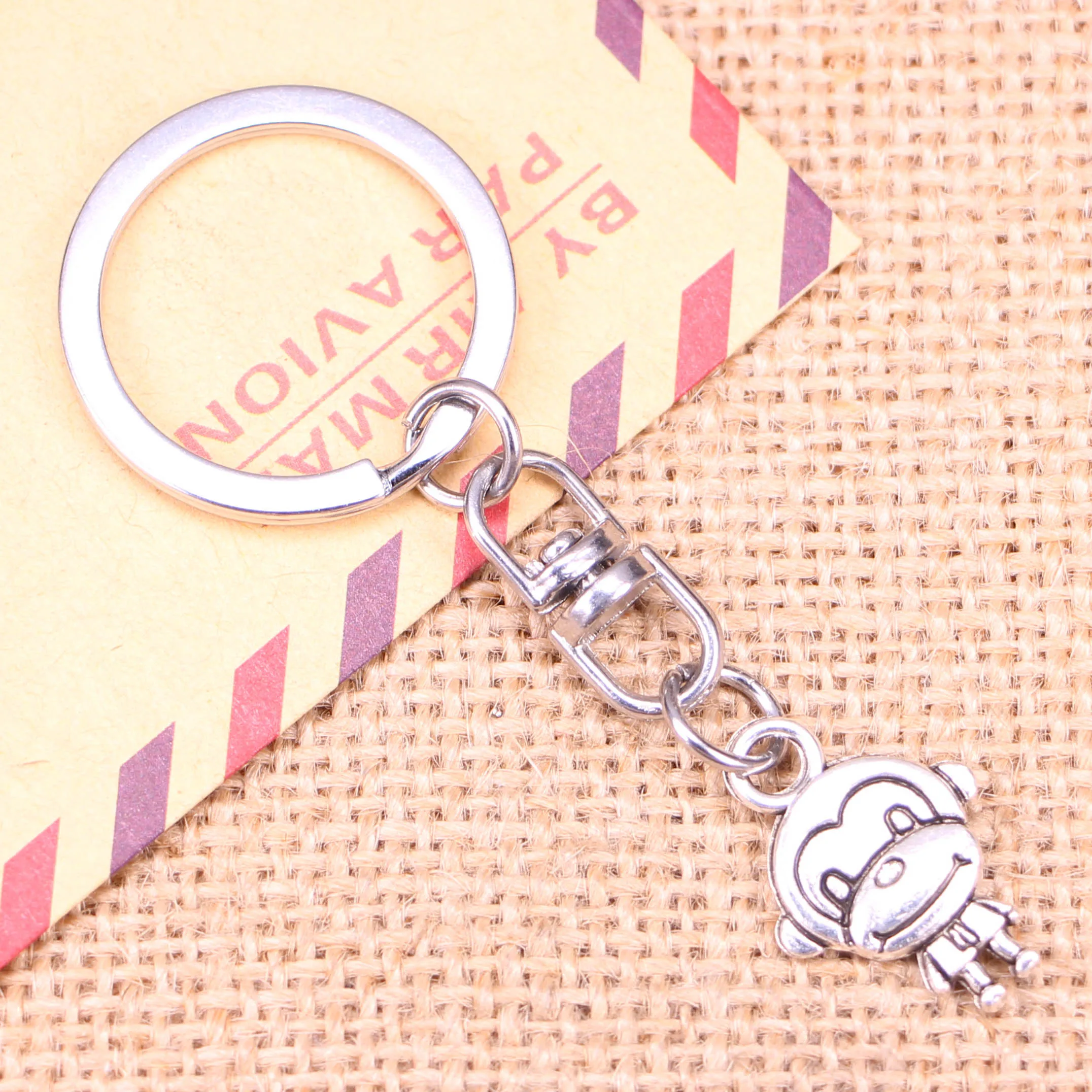 20pcs New Fashion Keychain 15x27mm double sides monkey Pendants DIY Men Jewelry Car Key Chain Ring Holder Souvenir For Gift
20pcs New Fashion Keychain 15x27mm double sides monkey Pendants DIY Men Jewelry Car Key Chain Ring Holder Souvenir For Gift