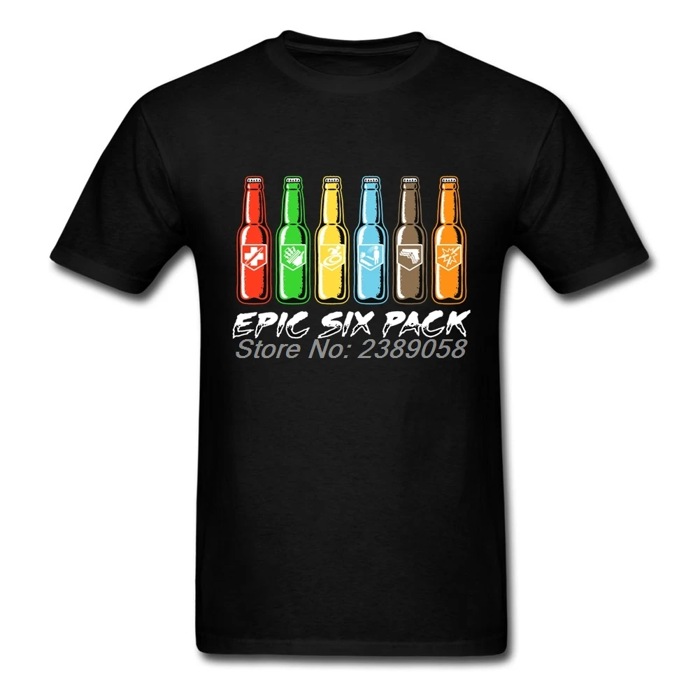 Мужские футболки с коротким рукавом EPIC SIX PACK одежда онлайн Высокое качество