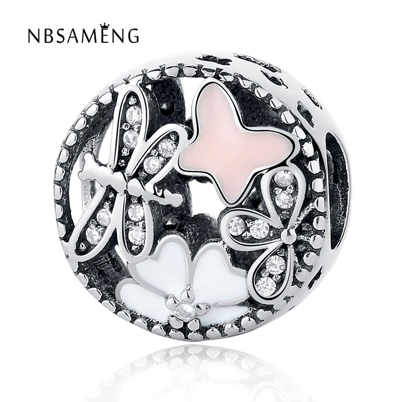 925 Sterling Silve Hollow Enamel Butterfly & Dragonfly With Crystal Beads Charm Fits Bracelets Jewelry
925 Sterling Silve Hollow Enamel Butterfly & Dragonfly With Crystal Beads Charm Fits Bracelets Jewelry