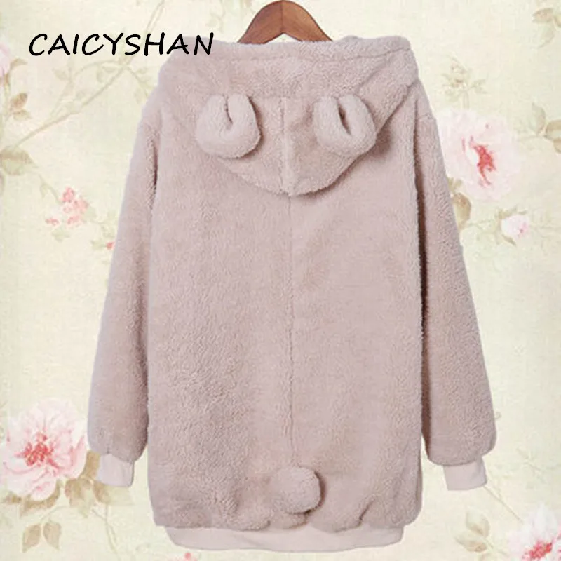 New Autumn Winter Women Hoodies Sweatshirts Vestido Plus Size Casual Bear Ear Plush hooded Sweatshirts For Women Large Outerwear
New Autumn Winter Women Hoodies Sweatshirts Vestido Plus Size Casual Bear Ear Plush hooded Sweatshirts For Women Large Outerwear