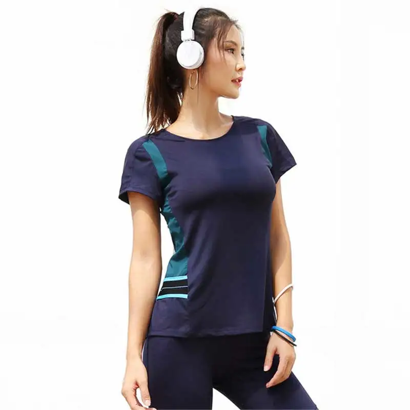Female Quick Dry Short Sleeve Tee Gym Fitness Women Compression Workout Hiking Exercise Sport T Shirt Running Yoga Top DX189
Female Quick Dry Short Sleeve Tee Gym Fitness Women Compression Workout Hiking Exercise Sport T Shirt Running Yoga Top DX189