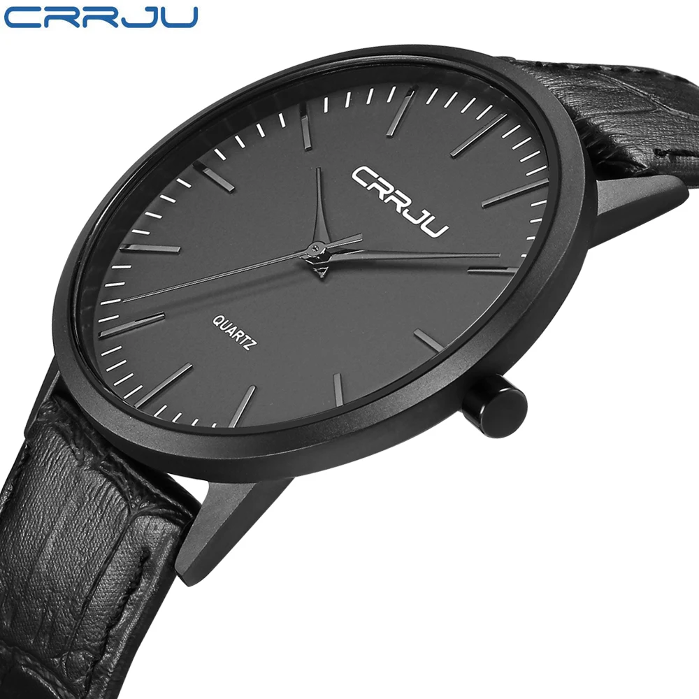 CRRJU New Top Brand Luxury Casual Leather Wrist Watch for Men Waterproof Super Slim Men's Sport Calendar Clock Relogio Masculino
CRRJU New Top Brand Luxury Casual Leather Wrist Watch for Men Waterproof Super Slim Men's Sport Calendar Clock Relogio Masculino