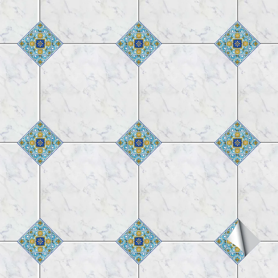 100pcs Vintage Italy Tiles PVC Waterproof Wallpaper Kitchen Bathroom Marble Ground Griotte Floor Diy Removable Tile Wall Sticker
100pcs Vintage Italy Tiles PVC Waterproof Wallpaper Kitchen Bathroom Marble Ground Griotte Floor Diy Removable Tile Wall Sticker