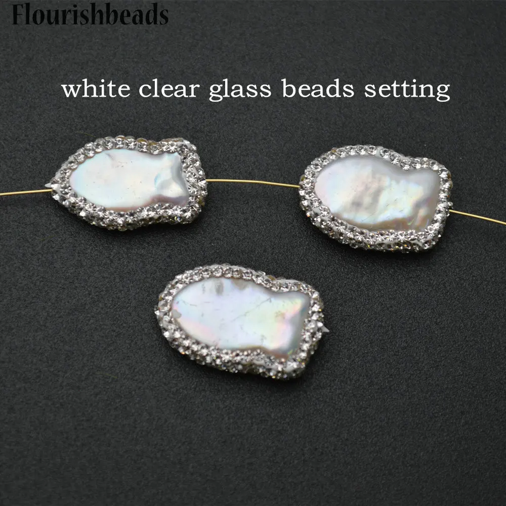 Cute Crystal Beads Setting Natural Fresh Water Pearl Fish Shape Spacer Loose Beads DIY Jewelry Making Supplies
Cute Crystal Beads Setting Natural Fresh Water Pearl Fish Shape Spacer Loose Beads DIY Jewelry Making Supplies