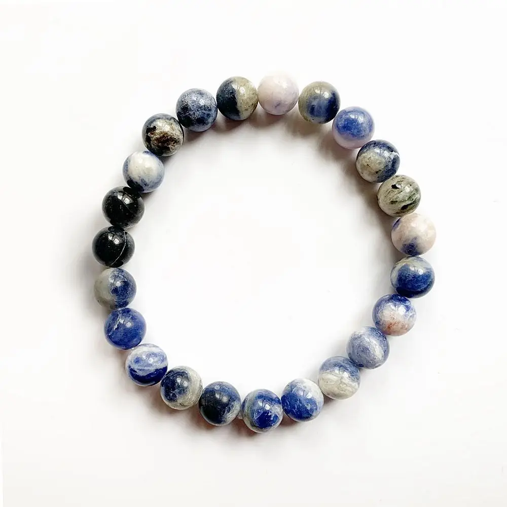 Bhuann 8mm Natural Sodalite Stone Blue Vein Beads Bracelet Handmade Stretch Elastic Cord Bracelet Strand Dropship 1pc
Bhuann 8mm Natural Sodalite Stone Blue Vein Beads Bracelet Handmade Stretch Elastic Cord Bracelet Strand Dropship 1pc