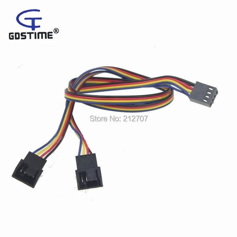10 pcs/lot 12V 4 Pin Female to 3/4 Pin Male PC Fan Power Splitter Extension Cable
10 pcs/lot 12V 4 Pin Female to 3/4 Pin Male PC Fan Power Splitter Extension Cable