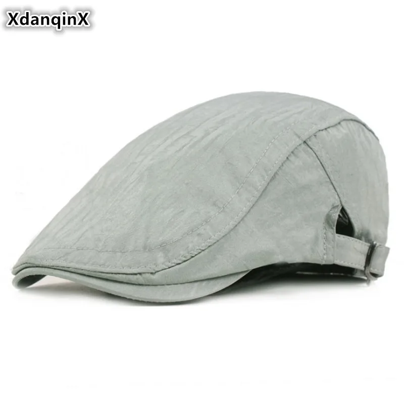 XdanqinX Women's Cotton Polyester Breathable Beret Hats Simple Men's Sports Cap Adjustable Size Ultra-thin Sunscreen Couple Hat
XdanqinX Women's Cotton Polyester Breathable Beret Hats Simple Men's Sports Cap Adjustable Size Ultra-thin Sunscreen Couple Hat
