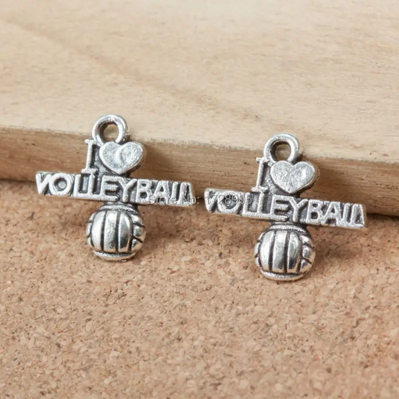I Love Volleyball 20pcs 16x19x2mm Antique Silver Tone Letter I Love Volleyball Charms Pendant Fit Vintage DIY Bracelet Necklace
I Love Volleyball 20pcs 16x19x2mm Antique Silver Tone Letter I Love Volleyball Charms Pendant Fit Vintage DIY Bracelet Necklace