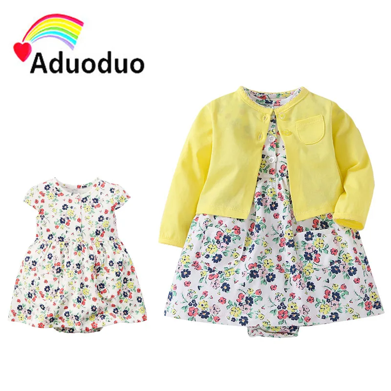 2018 brand baby girls dress 2pcs sets 100% cotton Jumpsuit dress + coat newborn flower pink toddler kid clothes
2018 brand baby girls dress 2pcs sets 100% cotton Jumpsuit dress + coat newborn flower pink toddler kid clothes