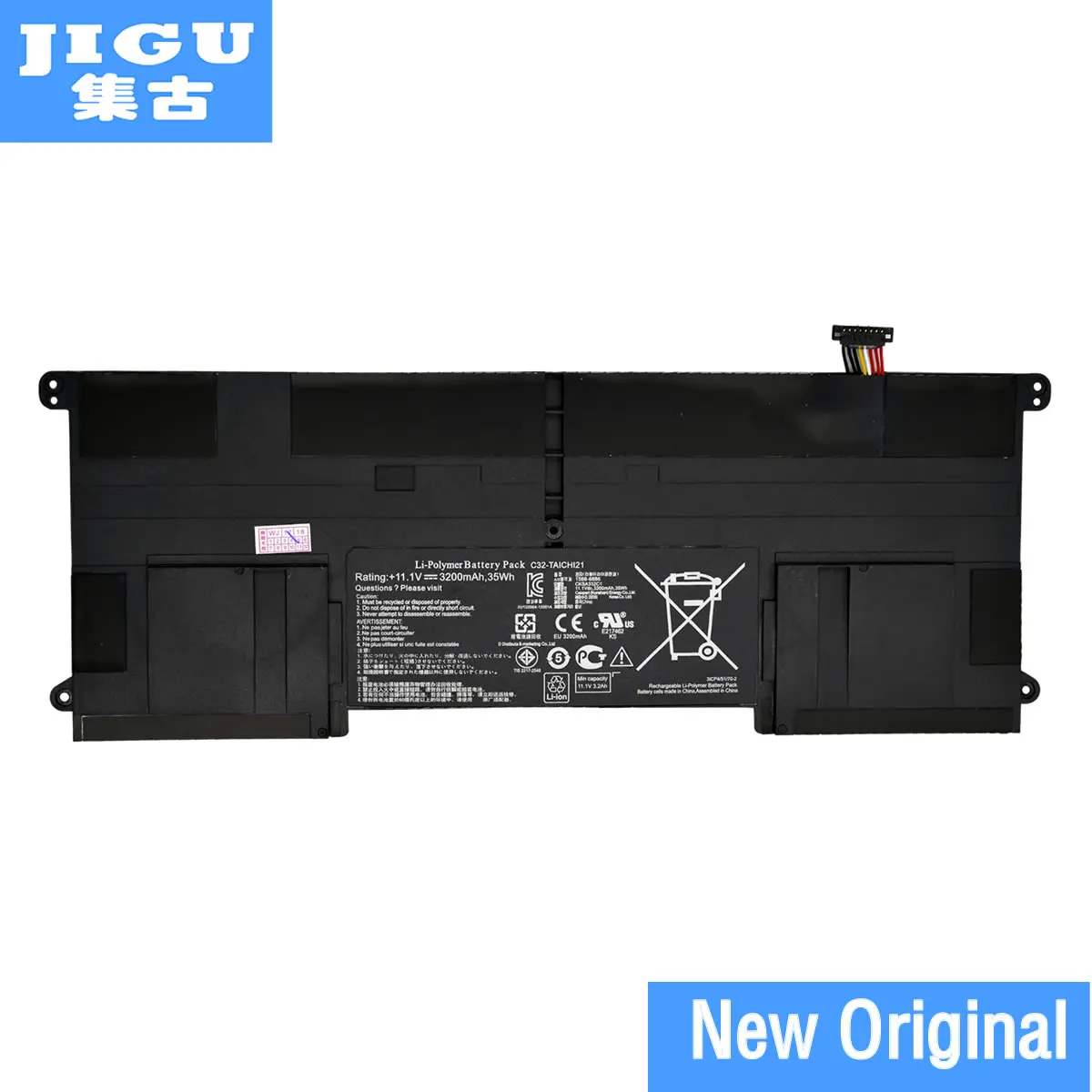 JIGU C32-TAICHI21 Original laptop Battery For Asus for Ultrabook Taichi 21 35Wh 11.1V Taichi21 battery
JIGU C32-TAICHI21 Original laptop Battery For Asus for Ultrabook Taichi 21 35Wh 11.1V Taichi21 battery