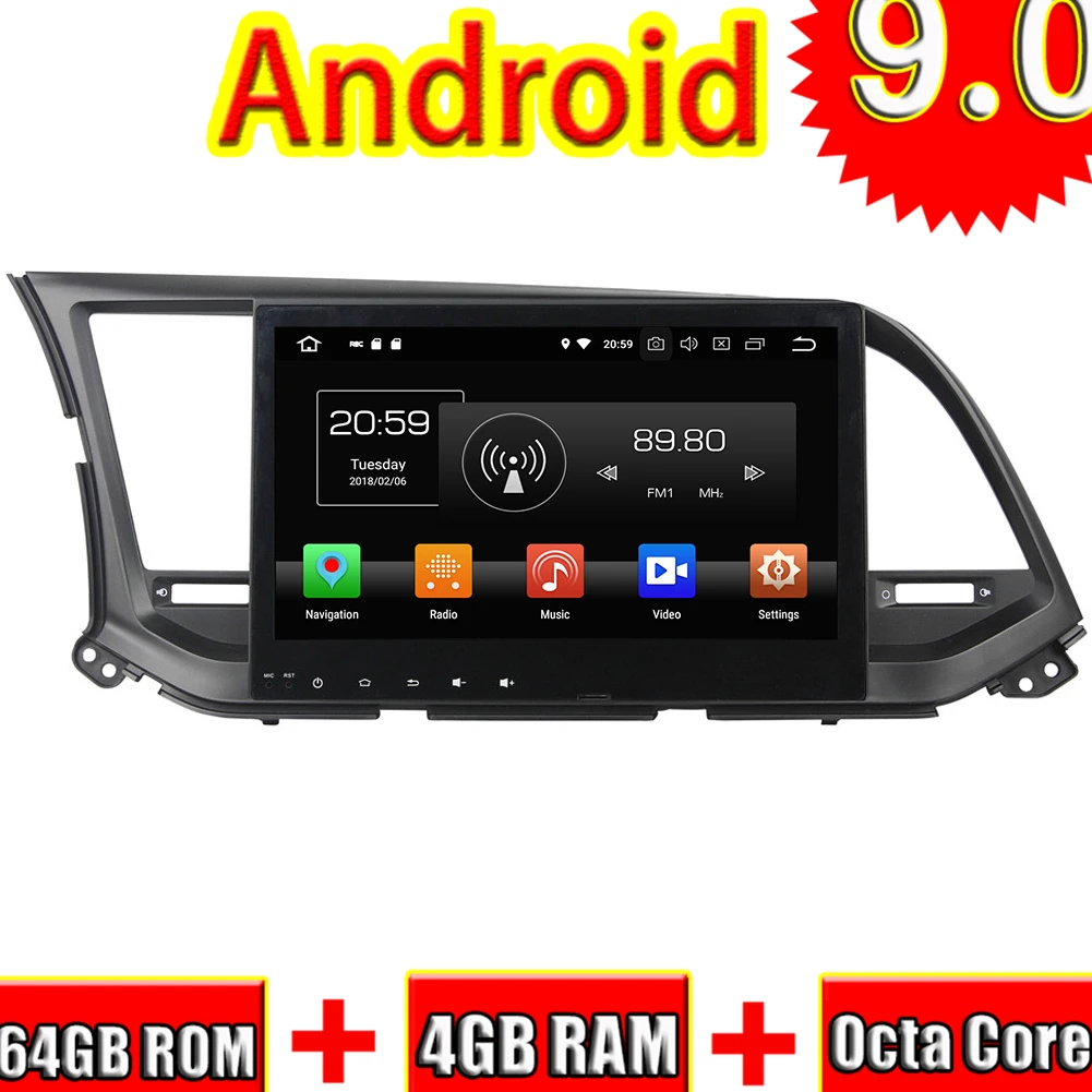 TOPNAVI Android 9.0 Car Media Center CD Player for HYUNDAI ELANTRA 2016 Radio GPS Navigation Audio Stereo NO DVD Radio Octa Core
TOPNAVI Android 9.0 Car Media Center CD Player for HYUNDAI ELANTRA 2016 Radio GPS Navigation Audio Stereo NO DVD Radio Octa Core