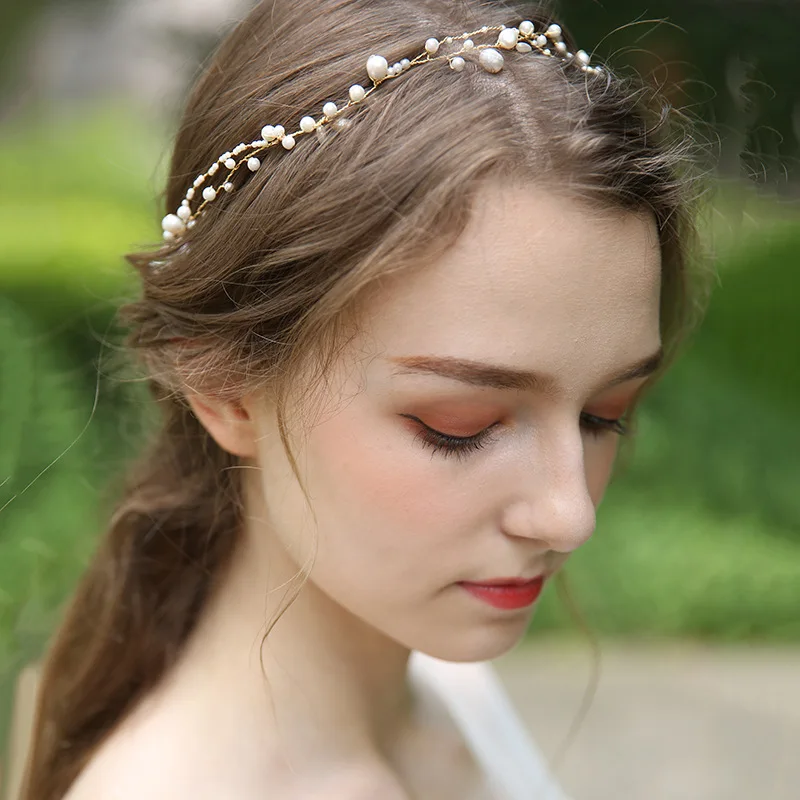 Jonnafe Freshwater Pearls Wedding Hair Jewelry Bridal Long Headband Hair Vine Handmade Women Accessories
Jonnafe Freshwater Pearls Wedding Hair Jewelry Bridal Long Headband Hair Vine Handmade Women Accessories