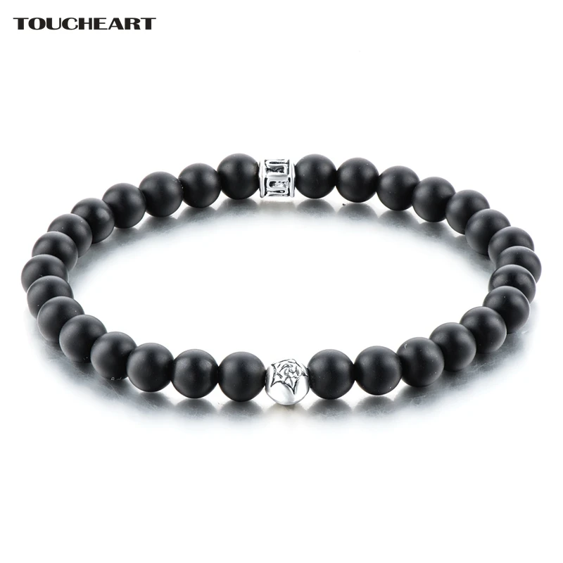 TOUCHEART Black Classic Good 6mm Onyx Stone Bracelets & Bangles Silver Star Matt Men Strand Jewelry Handmade Bracelets SBR160120
TOUCHEART Black Classic Good 6mm Onyx Stone Bracelets & Bangles Silver Star Matt Men Strand Jewelry Handmade Bracelets SBR160120