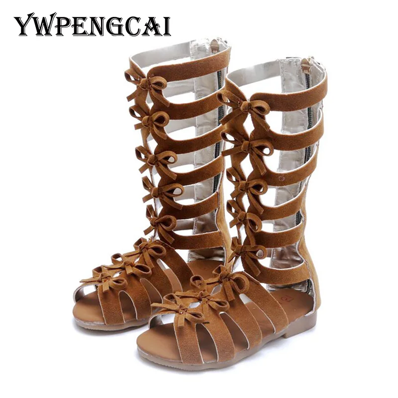 YWPENGCAI 2021 Summer Children Knee High Sandals Small Cute Bowtie Gladiator Sandals Soft PU Leather Girls Sandals Size 26-35
YWPENGCAI 2021 Summer Children Knee High Sandals Small Cute Bowtie Gladiator Sandals Soft PU Leather Girls Sandals Size 26-35