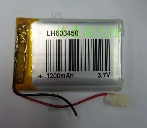 3.7V polymer lithium battery 063450 1200MAH MP3 MP4 clip small toy Rechargeable Li-ion Cell
3.7V polymer lithium battery 063450 1200MAH MP3 MP4 clip small toy Rechargeable Li-ion Cell