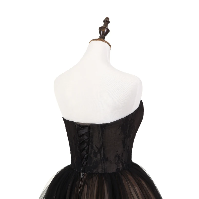 BRLMALL Fashion Sweetheart Backless Short Black Prom Dresses Ball Gown Lace Cocktail Party Dress Vestido De Festa
BRLMALL Fashion Sweetheart Backless Short Black Prom Dresses Ball Gown Lace Cocktail Party Dress Vestido De Festa