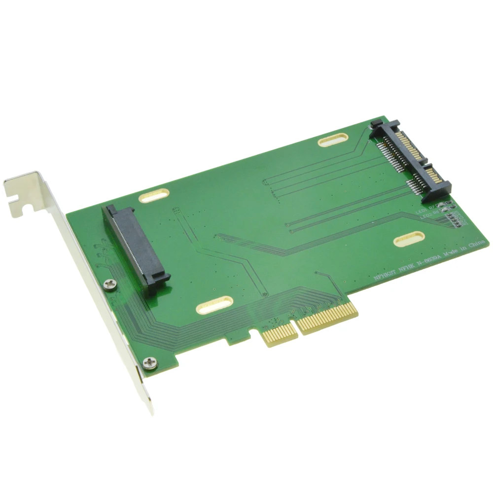 PCI E 3 0x4 в U.2 комплект SFF 8639 адаптер для материнской платы Intel 750 NVMe PCIe SSD express карты