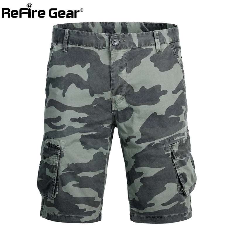 ReFire Gear Camouflage Military Tactical Shorts Men Summer Army Combat Cargo Short Pants Casual Cotton Paintball Airsoft Shorts
ReFire Gear Camouflage Military Tactical Shorts Men Summer Army Combat Cargo Short Pants Casual Cotton Paintball Airsoft Shorts