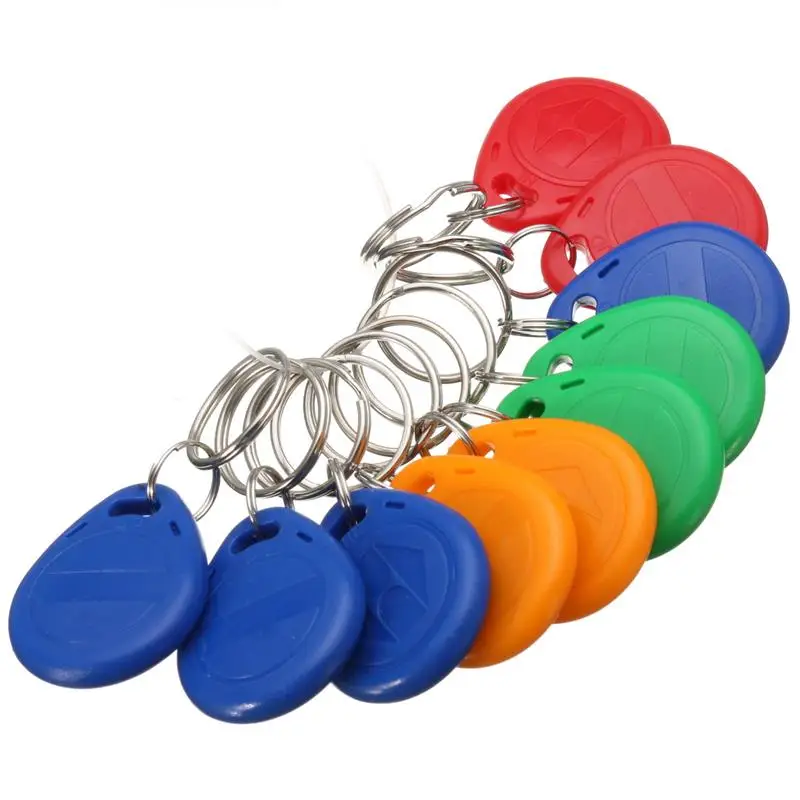 KinJoin 10pcs RFID Key Fobs 125Khz ID Token Tags RFID lock Access control Durable Waterproof Keychain ID Card
KinJoin 10pcs RFID Key Fobs 125Khz ID Token Tags RFID lock Access control Durable Waterproof Keychain ID Card