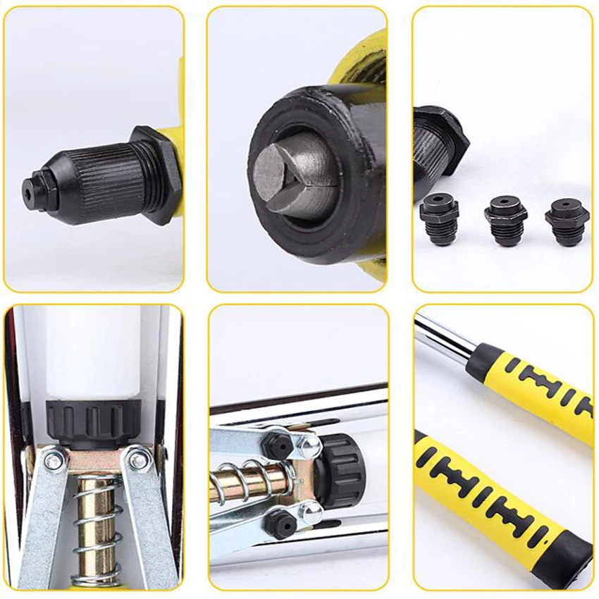 Manual Rivet Nut Gun Riveting Tool Cordless Riveting Drill Adaptor Insert Nut Tool Riveting Drill Adapter
Manual Rivet Nut Gun Riveting Tool Cordless Riveting Drill Adaptor Insert Nut Tool Riveting Drill Adapter