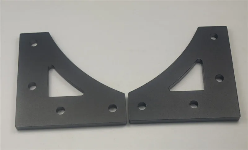 Horizon Elephant LulzBot TAZ 3D printer DIY aluminum alloy metal Frame Connector v2.0 profile corner plate black color Anodized
Horizon Elephant LulzBot TAZ 3D printer DIY aluminum alloy metal Frame Connector v2.0 profile corner plate black color Anodized