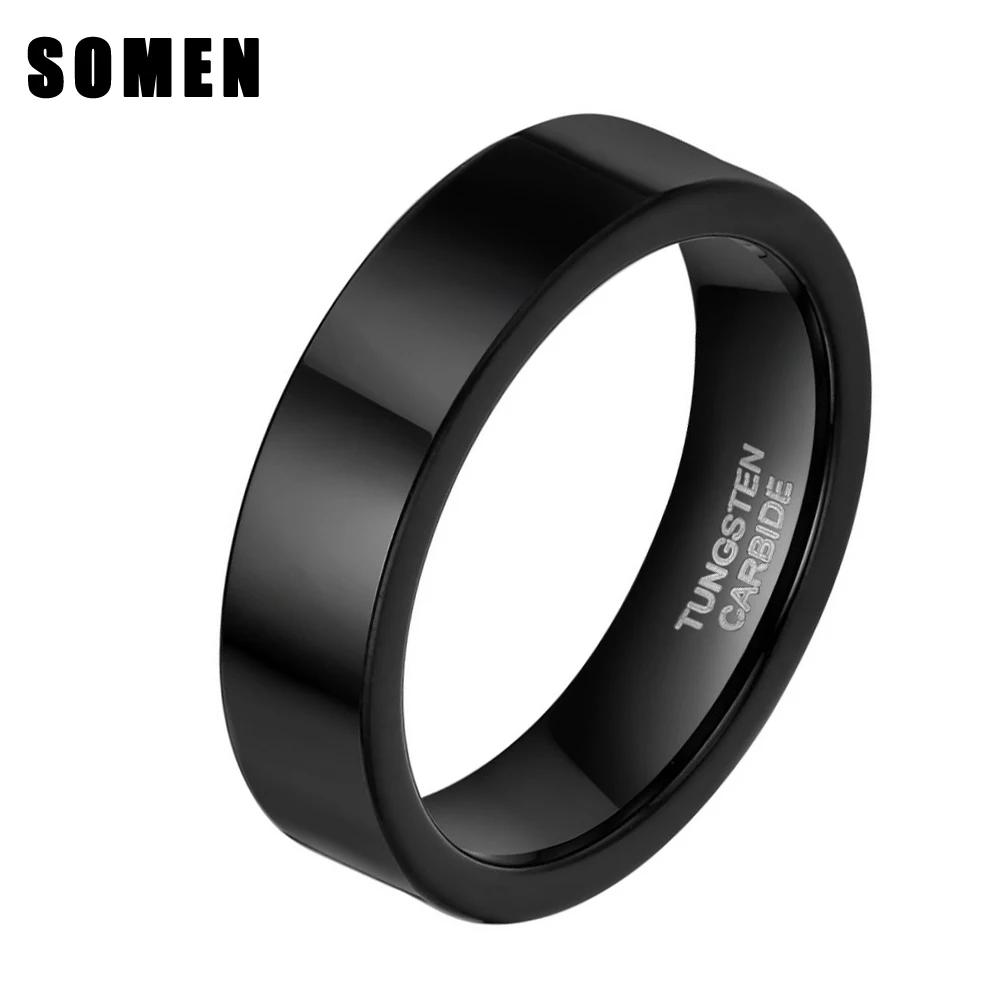 6MM Black Men Tungsten Carbide Ring Fashion Jewelry Brushed Polish Grooved Beveled Edges Comfort Fit Wedding Engagement Band
6MM Black Men Tungsten Carbide Ring Fashion Jewelry Brushed Polish Grooved Beveled Edges Comfort Fit Wedding Engagement Band