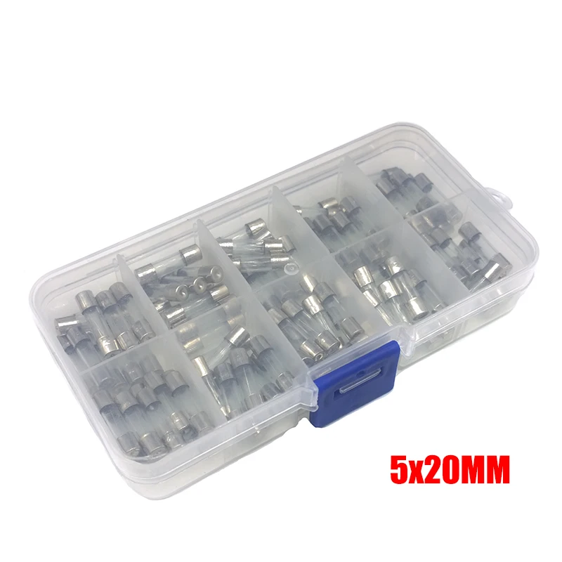 100 piece 5x20mm Electrical Assorted Fuse Amp Fast-blow Glass Fuse Mix Set With Box 0.2A 0.5A 1A 2A 3A 5A 6A 8A 10A 15A 1
100 piece 5x20mm Electrical Assorted Fuse Amp Fast-blow Glass Fuse Mix Set With Box 0.2A 0.5A 1A 2A 3A 5A 6A 8A 10A 15A 1