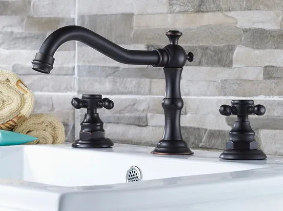 Oil Rubbed Bronze Dual Cross Handles Bathroom Vessel Sink Basin Faucet Mixer Taps anf200
Oil Rubbed Bronze Dual Cross Handles Bathroom Vessel Sink Basin Faucet Mixer Taps anf200