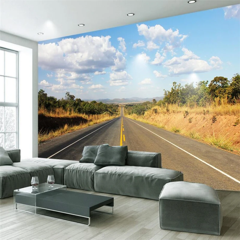 beibehang Large - scale custom wallpaper Extreme visual space to expand the world front and rear living room TV wall
beibehang Large - scale custom wallpaper Extreme visual space to expand the world front and rear living room TV wall