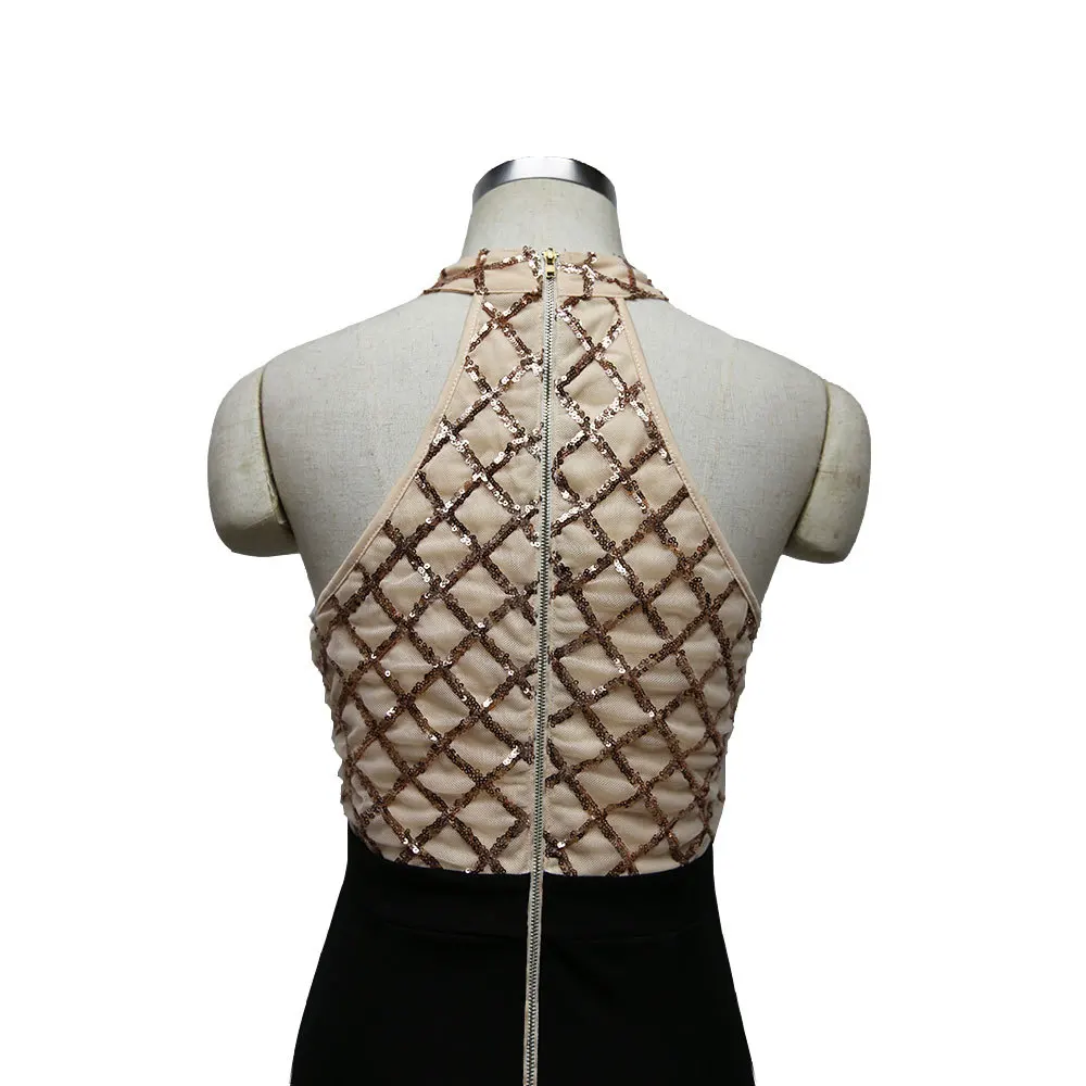 Reaqka Casual Rompers Womens Jumpsuit Women Summer Gold Sequins Patchwork Boot Cut Full Length Sexy Sleeveless Halter Bodysuit
Reaqka Casual Rompers Womens Jumpsuit Women Summer Gold Sequins Patchwork Boot Cut Full Length Sexy Sleeveless Halter Bodysuit