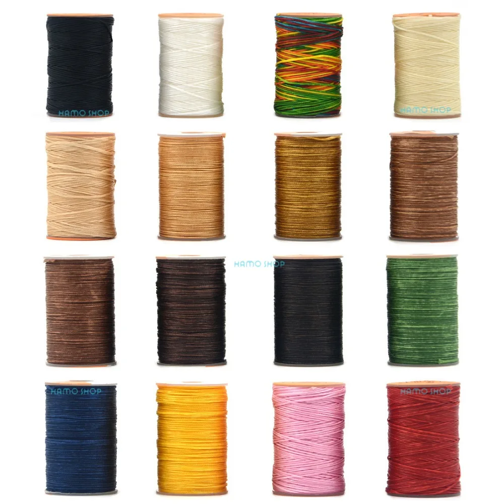 150D 0.8mm 100M Waxed Thread Cord For DIY Handicraft Tool Hand Stitching Thread Flat Waxed Sewing Line Clothing Shose Leather
150D 0.8mm 100M Waxed Thread Cord For DIY Handicraft Tool Hand Stitching Thread Flat Waxed Sewing Line Clothing Shose Leather