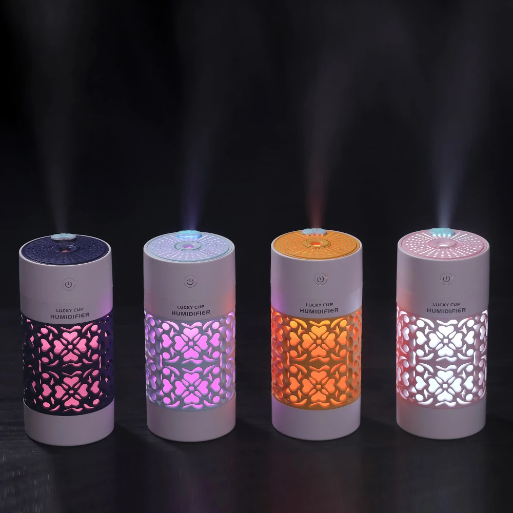 250 мл ультразвуковой увлажнитель воздуха Lucky Cup 3 в 1 USB Арома масло диффузор