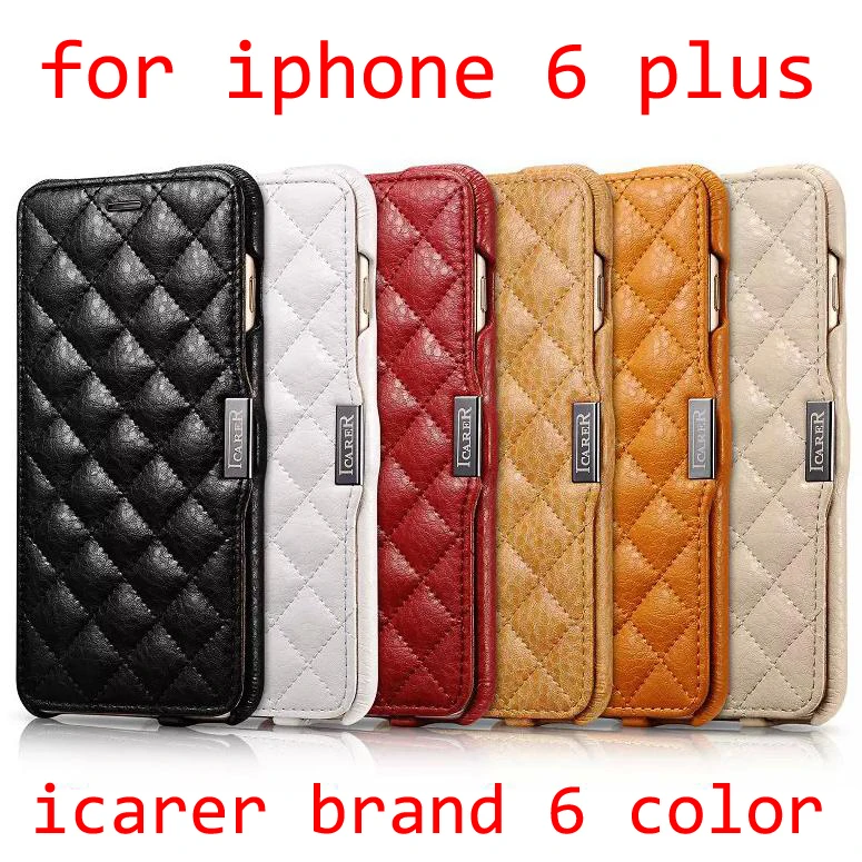 Для iPhone6 plus 5 настоящий оригинальный icarer брендовый чехол из натуральной