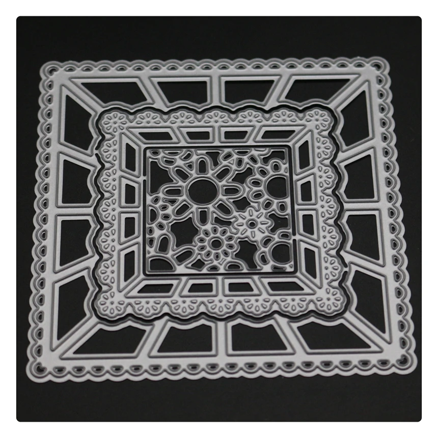 YINISE1679 Square Backgound Metal Cutting Dies For Scrapbooking Stencils DIY Album Cards Decoration Embossing Folder Die Cuts
YINISE1679 Square Backgound Metal Cutting Dies For Scrapbooking Stencils DIY Album Cards Decoration Embossing Folder Die Cuts