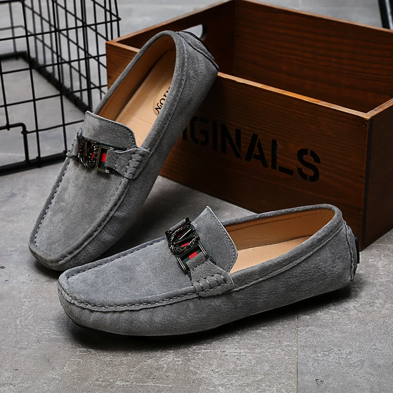2019 New Arrival Pigskin Loafers Fashion Metal Comfortable Casual Boat Shoes Men 3 Color Non-Slip Hard-Wearing Men Driving Shoes
2019 New Arrival Pigskin Loafers Fashion Metal Comfortable Casual Boat Shoes Men 3 Color Non-Slip Hard-Wearing Men Driving Shoes