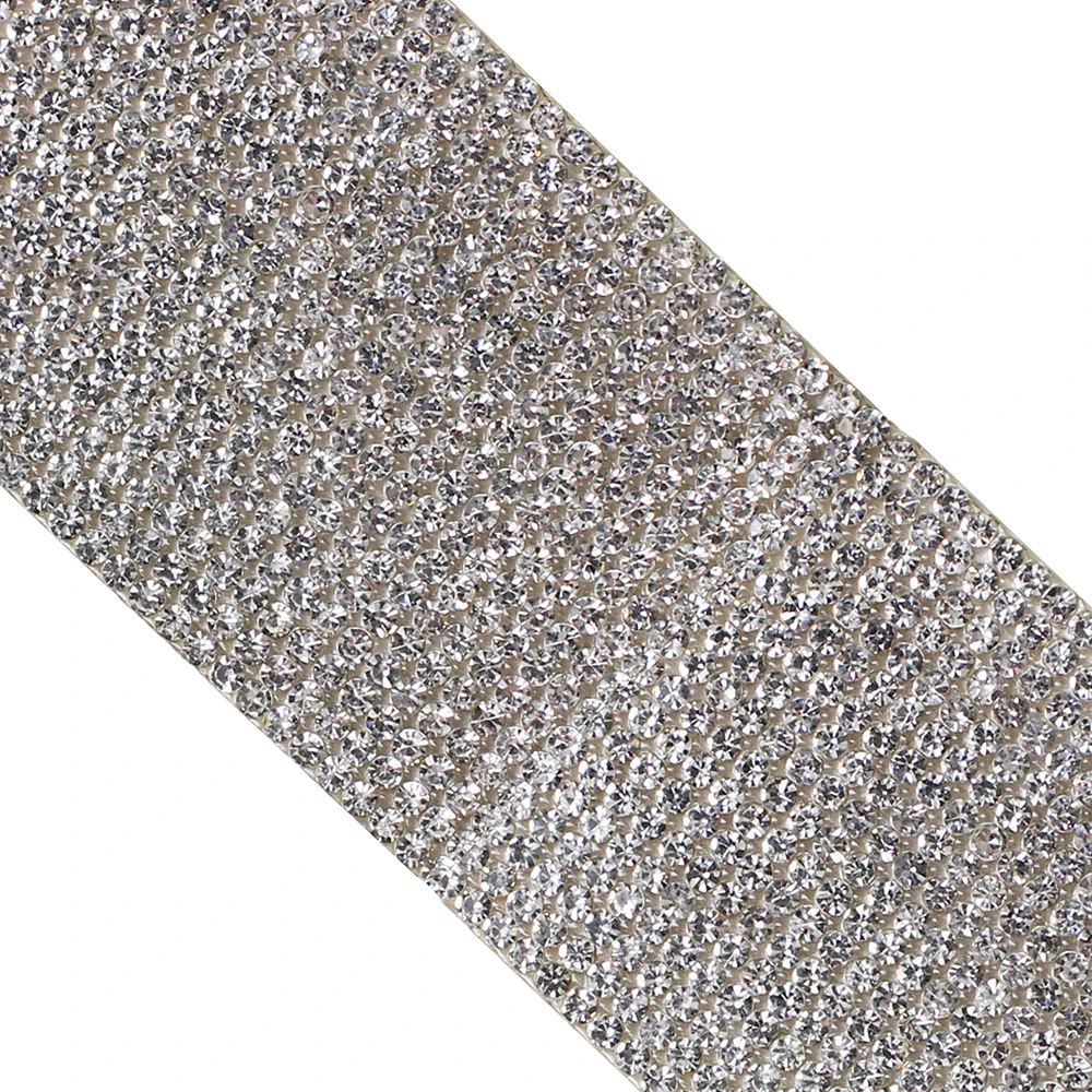 5yards 18 Row Clear White Crystal Motif Hot Fix Rhinestones Iron on Sticker Diamond Trim Tape Craft Sewing Supplies
5yards 18 Row Clear White Crystal Motif Hot Fix Rhinestones Iron on Sticker Diamond Trim Tape Craft Sewing Supplies