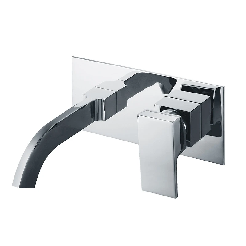 High-quality Chrome Bathroom solid brass wall mounted square Waterfall basin faucet Lavatory mixer faucet
High-quality Chrome Bathroom solid brass wall mounted square Waterfall basin faucet Lavatory mixer faucet