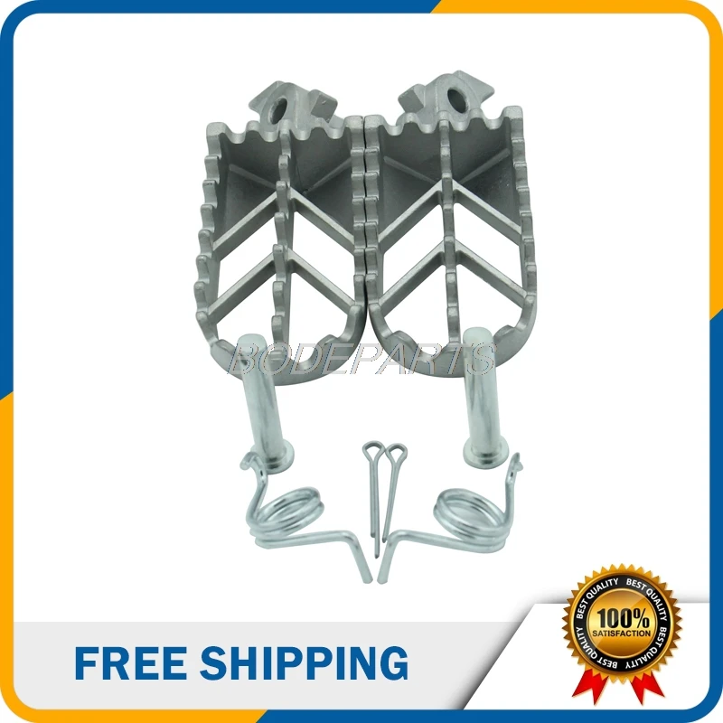 High Quality Stainless Steel Motorcycle Accessories Motorcycle Pedals Footrests For 50cc-250cc Motocross Dirt Bike Free Shipping
High Quality Stainless Steel Motorcycle Accessories Motorcycle Pedals Footrests For 50cc-250cc Motocross Dirt Bike Free Shipping