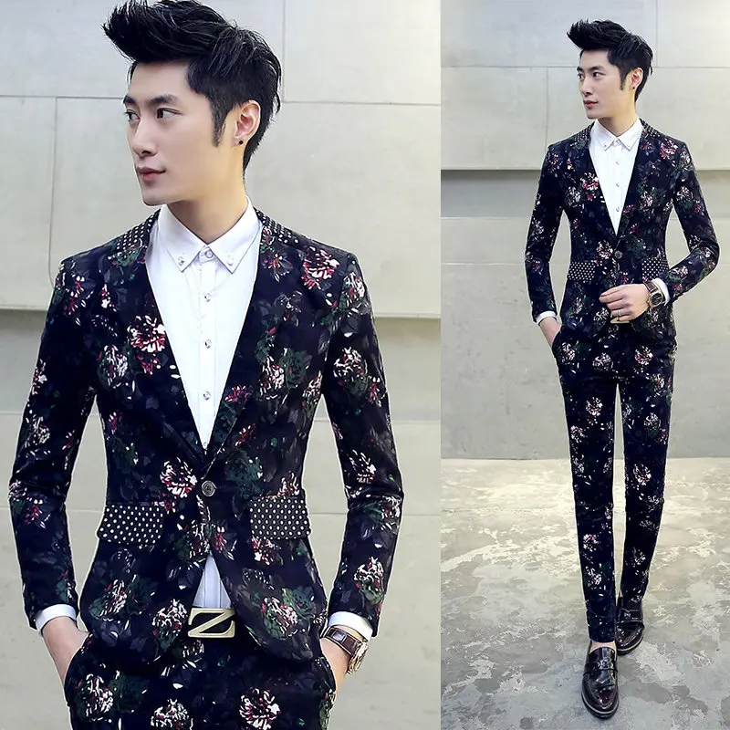 Costume homme tuxedo mens prom suits trajes de hombres de vestir floral tuxedo jacket black tuxedo men's suits slim fit suit
Costume homme tuxedo mens prom suits trajes de hombres de vestir floral tuxedo jacket black tuxedo men's suits slim fit suit
