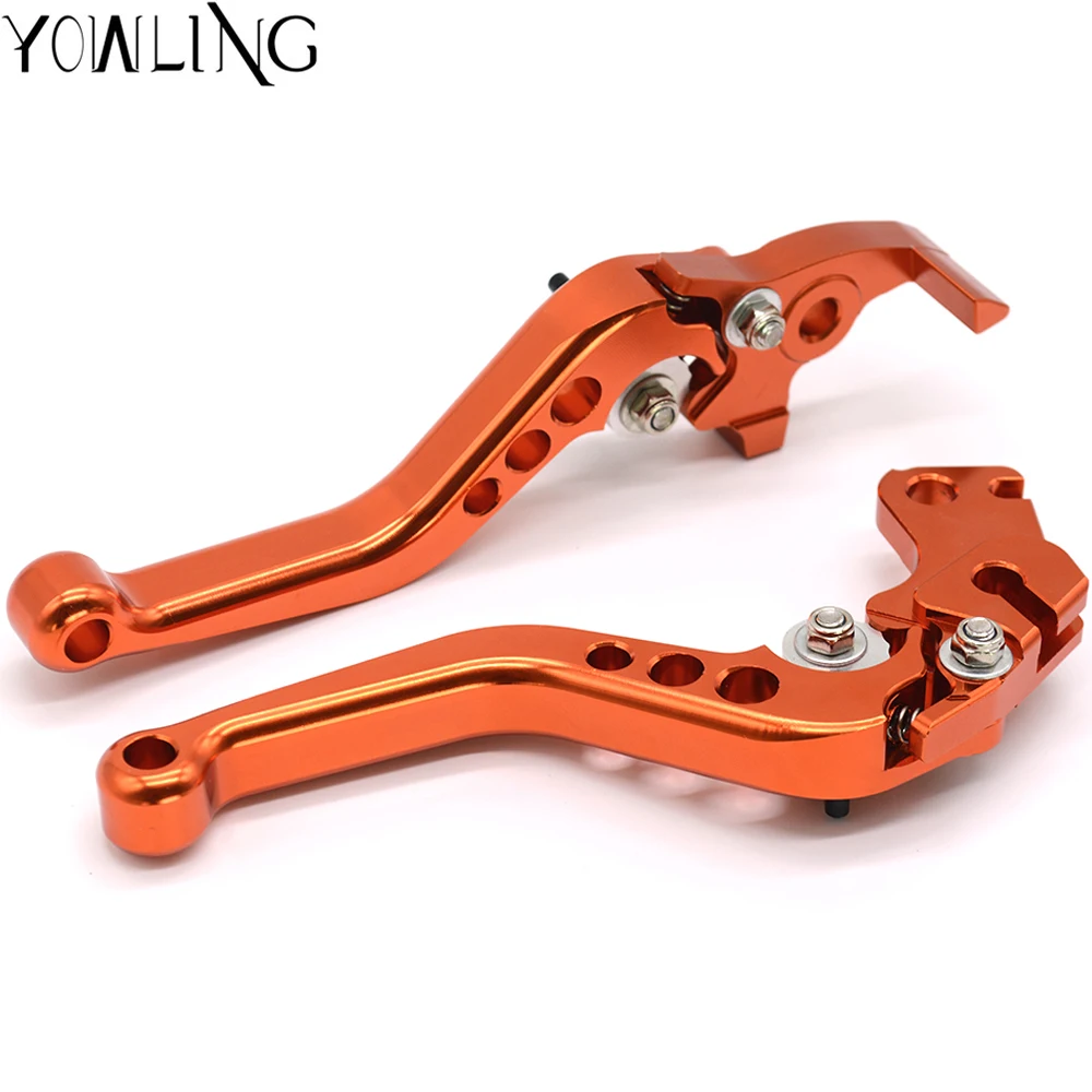 CNC Aluminum Brake Clutch Levers Short Adjustable Brakes For 200 DUKE RC200 2014-2015 390/RC390/ DUKE250 2013-2019
CNC Aluminum Brake Clutch Levers Short Adjustable Brakes For 200 DUKE RC200 2014-2015 390/RC390/ DUKE250 2013-2019