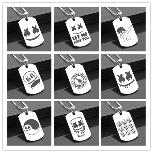 Perfect JL MARSHMELLO Western Style Army card Personalized Diy Letters Pendant Steel Necklace personality Gifts MHT01
Perfect JL MARSHMELLO Western Style Army card Personalized Diy Letters Pendant Steel Necklace personality Gifts MHT01