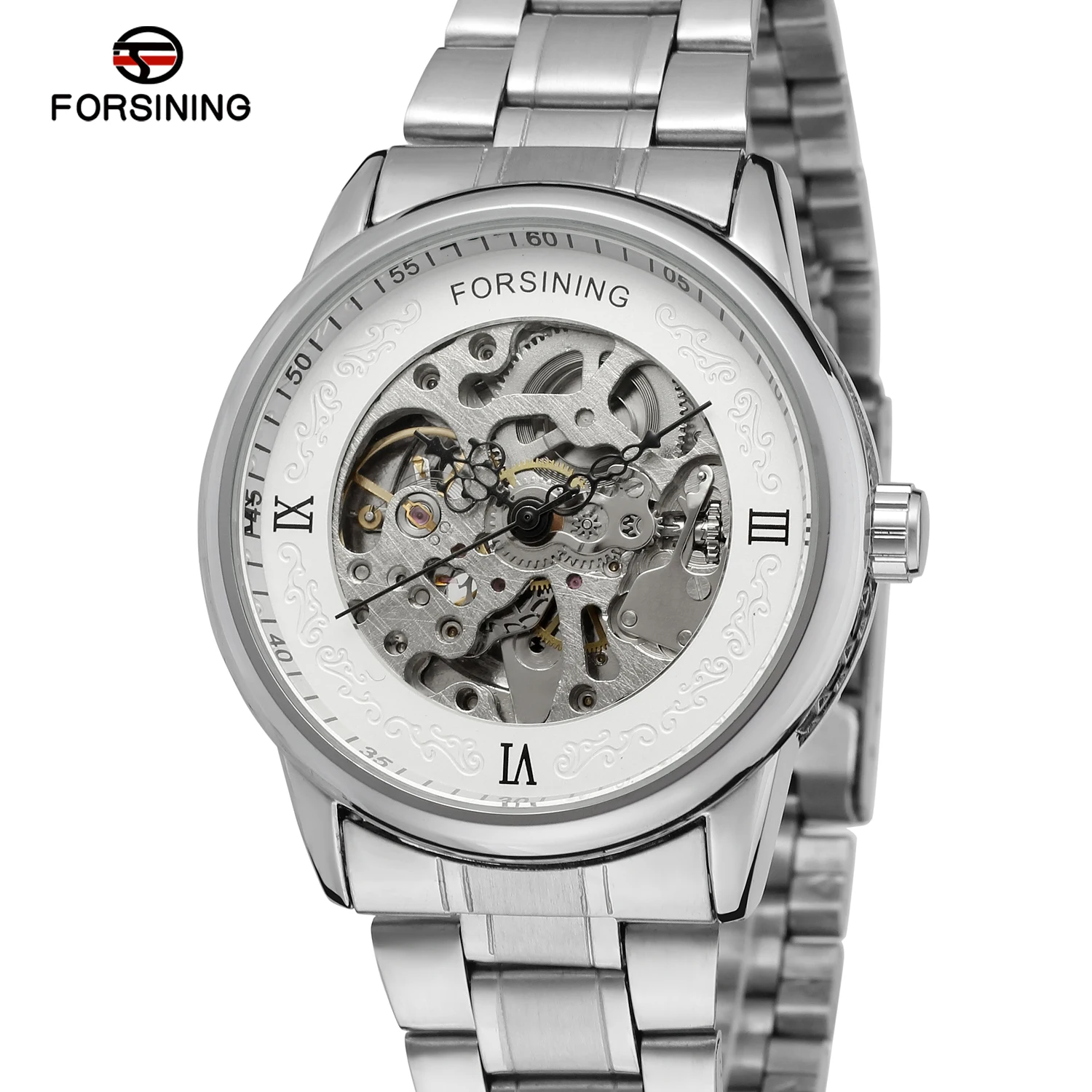 Fashion FORSINING Top Brand Luxury Gold Steel Men Watch Blue Skeleton Point Design Automatic Self-Wind Skeleton WristWatches
Fashion FORSINING Top Brand Luxury Gold Steel Men Watch Blue Skeleton Point Design Automatic Self-Wind Skeleton WristWatches