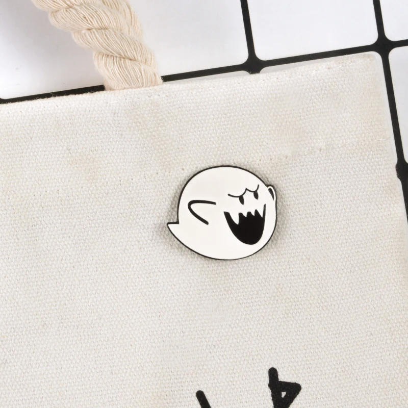 Floating White Ghost Brooch Pin Badge Gothic Punk Soft Enamel Pin Super Mario Boo Brooch Game Jewelry Hat Backpack Lapel Pin
Floating White Ghost Brooch Pin Badge Gothic Punk Soft Enamel Pin Super Mario Boo Brooch Game Jewelry Hat Backpack Lapel Pin