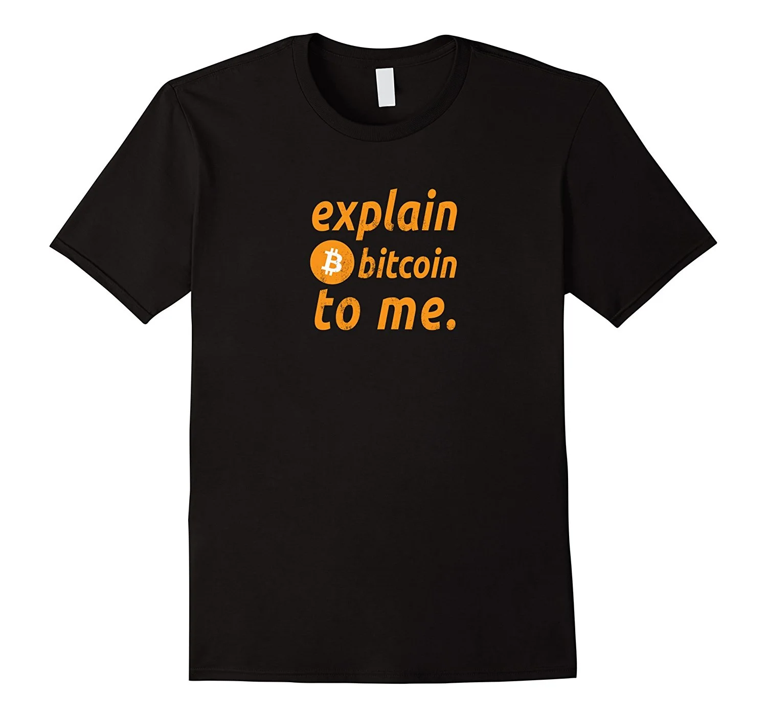 Объяснить Bitcoin Мне футболка для BTC критиков и новичков | Мужская одежда