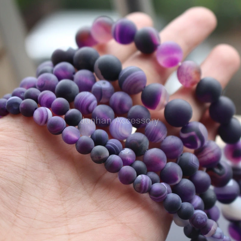 6mm 8mm 10mm high quantity Matt Purple stripe Onyx Stone Round stone Loose Beads for jewelry making
6mm 8mm 10mm high quantity Matt Purple stripe Onyx Stone Round stone Loose Beads for jewelry making
