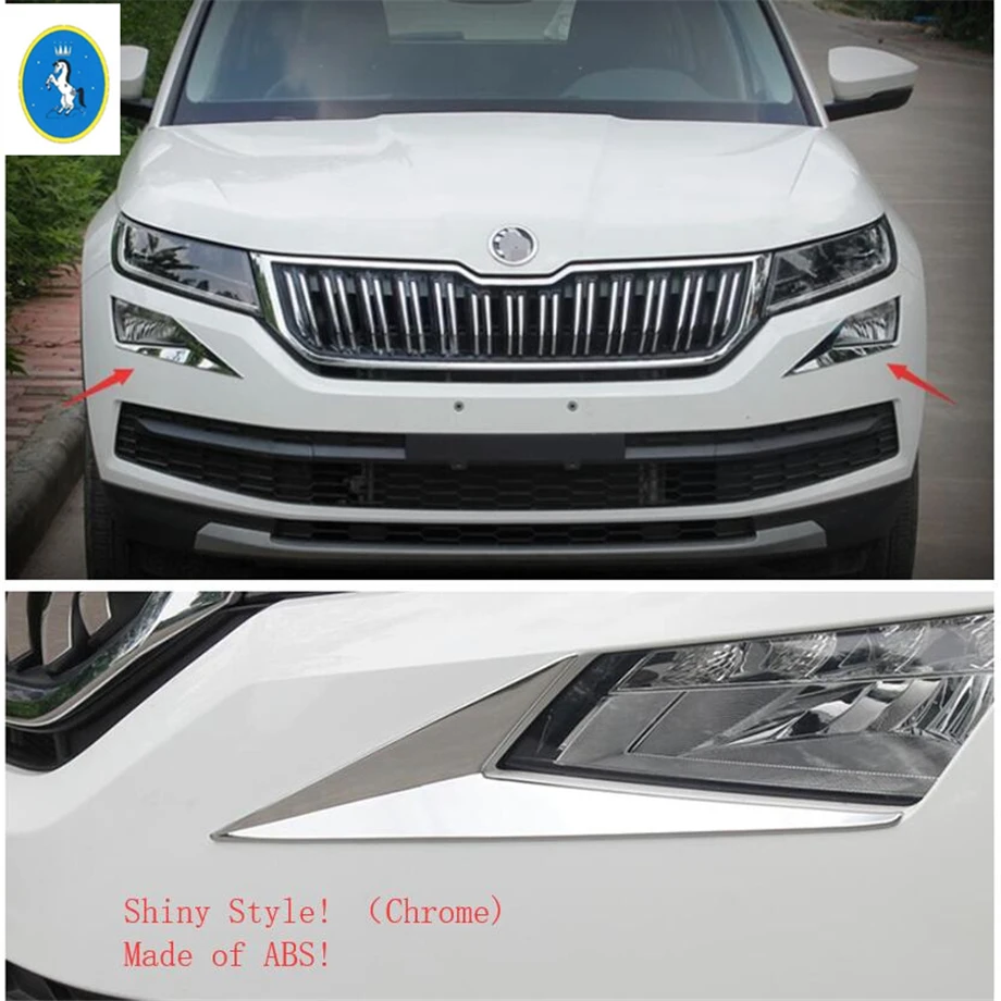 Yimaautotrims Auto Accessory Front Fog Lights Foglight Lamps Eyelid Eyebrow Cover Trim 2 Pcs Fit For Skoda Kodiaq 2017 - 2021
Yimaautotrims Auto Accessory Front Fog Lights Foglight Lamps Eyelid Eyebrow Cover Trim 2 Pcs Fit For Skoda Kodiaq 2017 - 2021